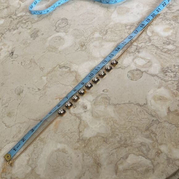 J.Crew Tortoise & Crystal Adjustable Necklace - Picture 11 of 12